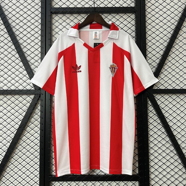 Tailandia Camiseta Sporting Gijon Replica Primera Ropa Retro 1986-1987